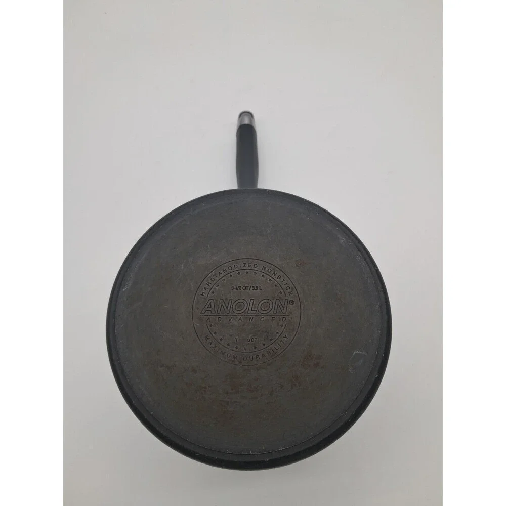 Anolon Advanced Hard-Anodized Nonstick Aluminum 3.5 Qt Saucepan with Lid